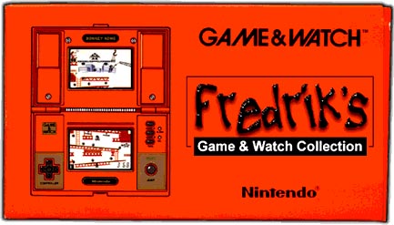 Welcome to Fredrik Kelléns Game and Watch Collection